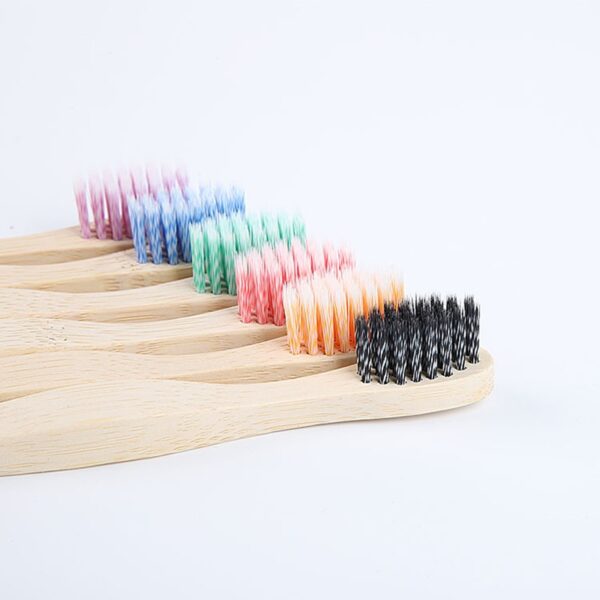 Children's Colorful Soft Bamboo Toothbrush - Image 3