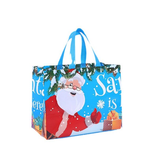 Christmas Hot Press Shopping Bag with Logo Printing - Image 4