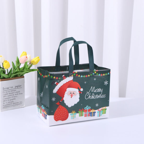 Christmas Hot Press Shopping Bag with Logo Printing - Image 5