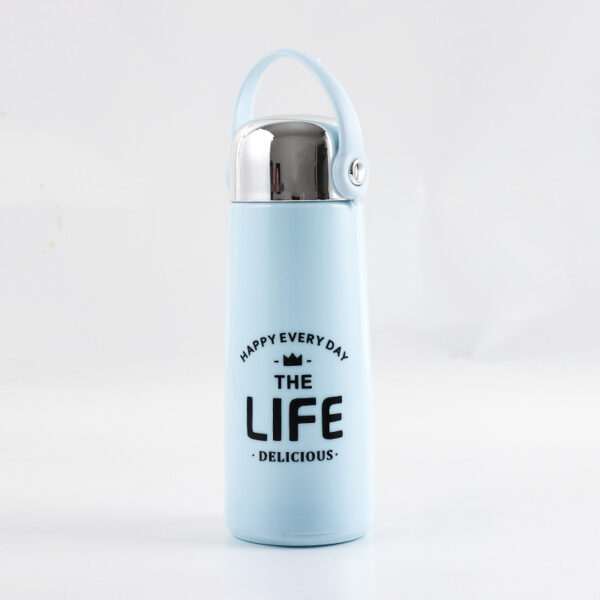 Modern Simple Handle Glass Bottle 13OZ