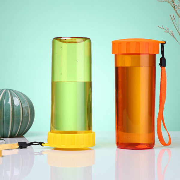 Portable Handheld Plastic Sports Bottle 14OZ - Image 4