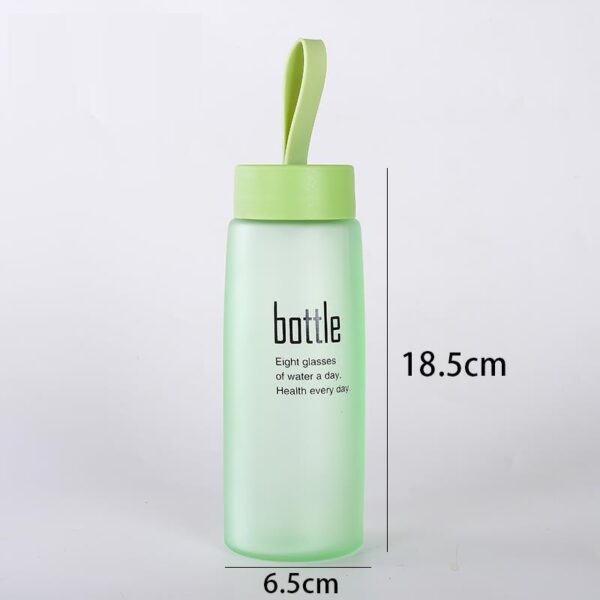 Simple Large Capacity Frosted Plastic Bottle 16OZ - Image 3