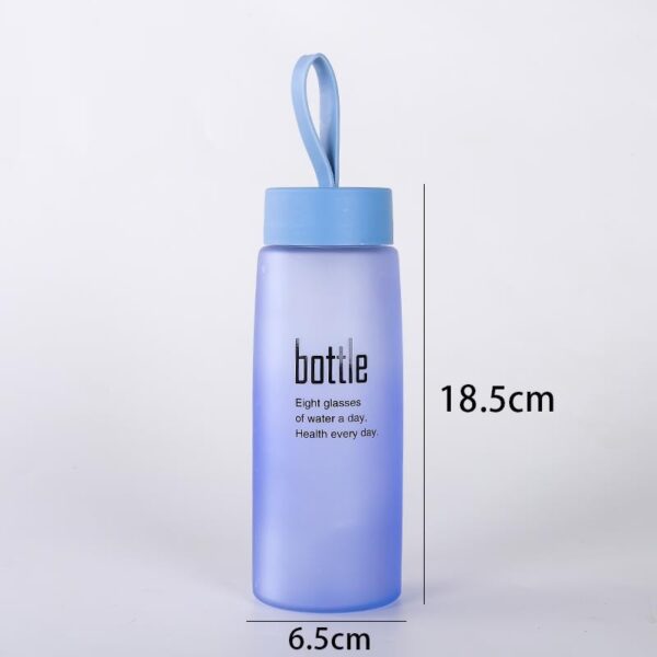 Simple Large Capacity Frosted Plastic Bottle 16OZ - Image 5