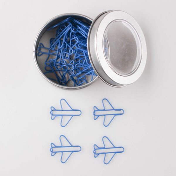 Aviation Gift Airplane Shape Paper Clip - Image 3