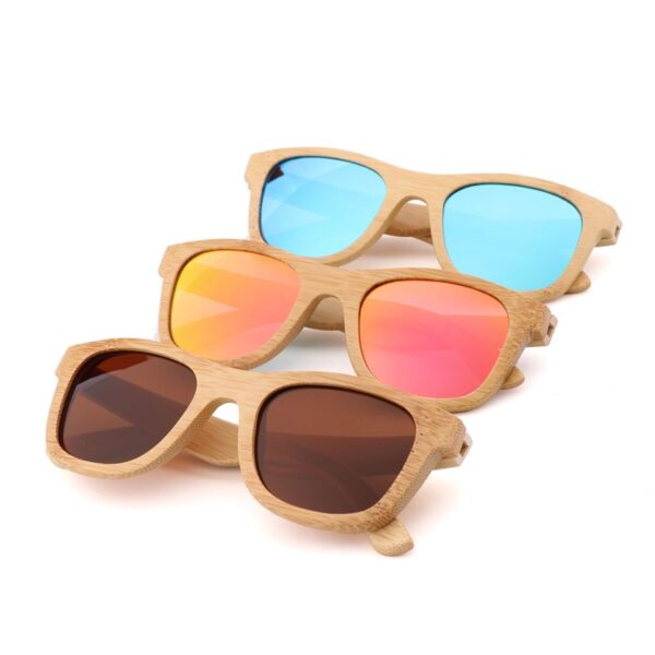 Fashion Trend Bamboo Wood Sunglasses - Image 4