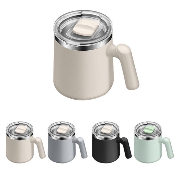 Portable Insulated Coffee Mug with Lid 14OZ - Image 2