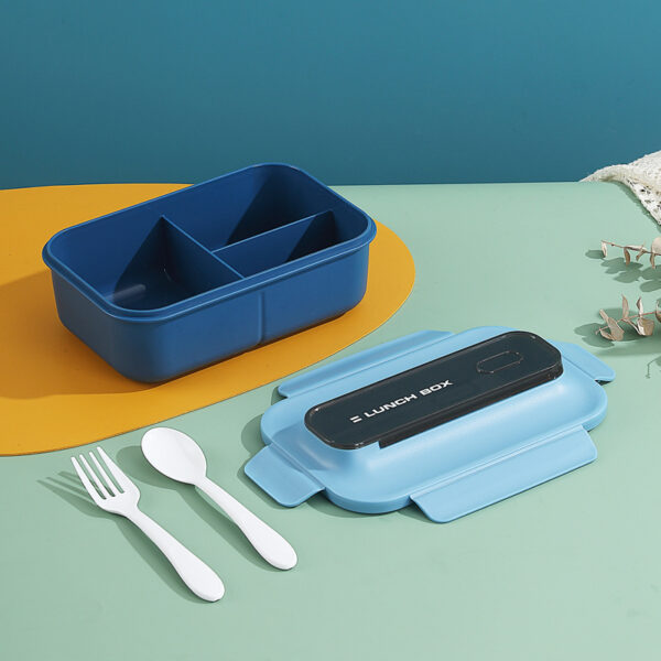 PP Light Lunch Box with Fork & Spoon