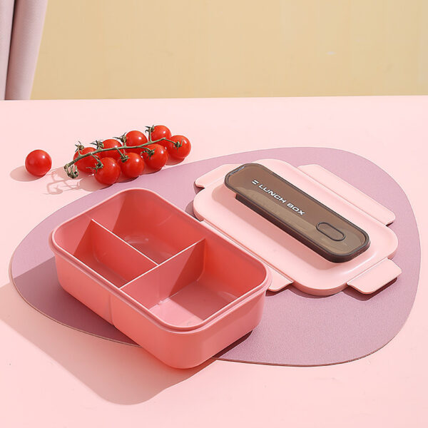 PP Light Lunch Box with Fork & Spoon - Image 5