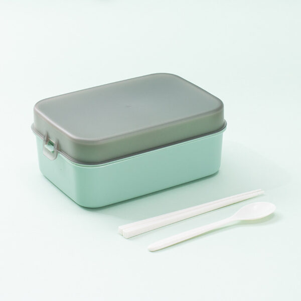 Double Layer Simple Portable Lunch Box - Image 4