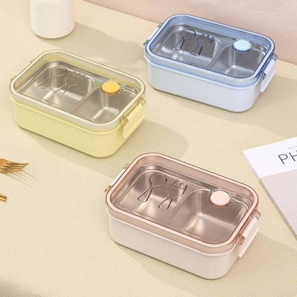 Portable Large Capacity Stainless Steel Lunch Box