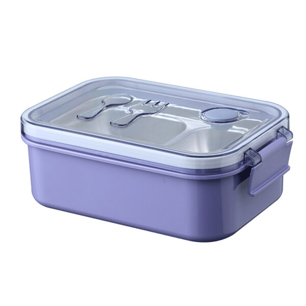 Portable Large Capacity Stainless Steel Lunch Box - Image 4