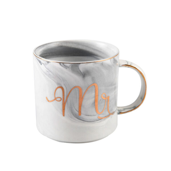 Ceramic 13oz Marble Coffee Mug - Image 2