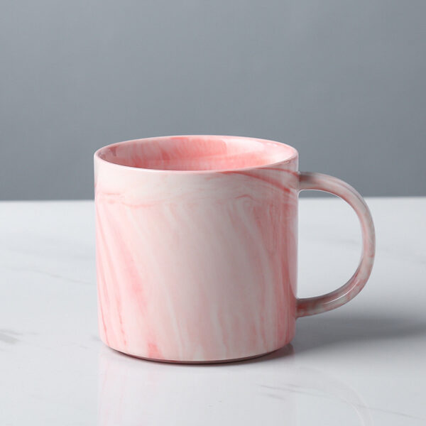 Ceramic 13oz Marble Coffee Mug - Image 4