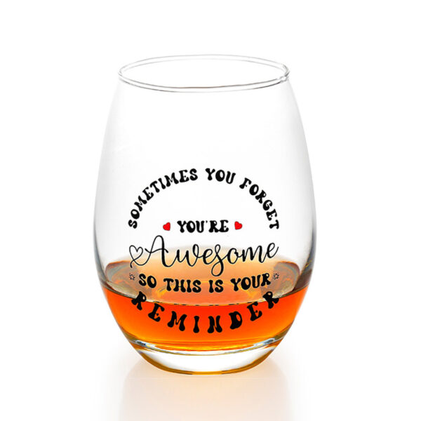 Egg-shaped 13oz Whisky Glass