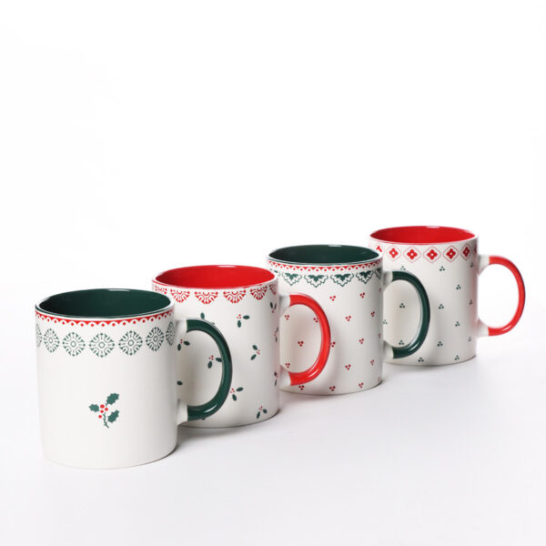 Large Capacity Christmas Ceramic 21oz Coffee Mug