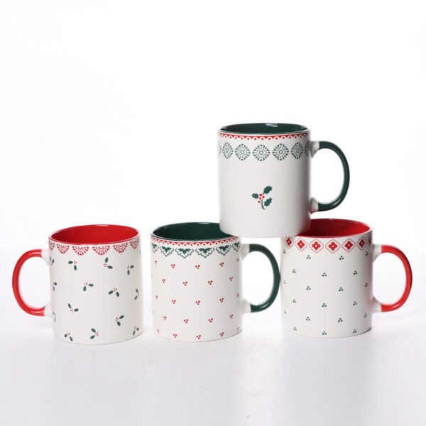 Large Capacity Christmas Ceramic 21oz Coffee Mug - Image 2