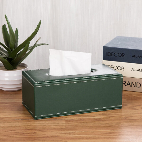 Custom PU Leather Tissue Box - Image 6