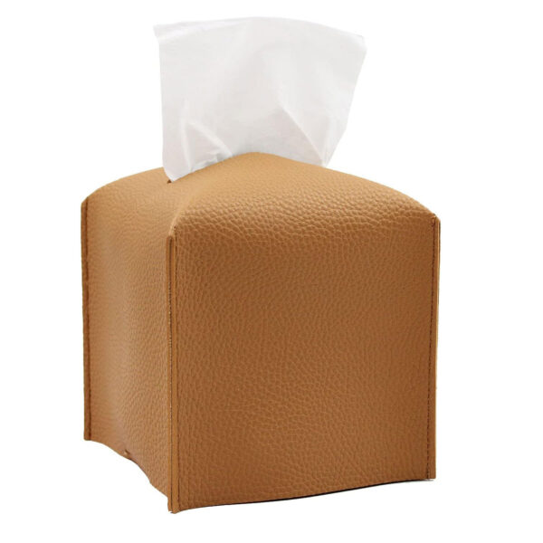 Modern PU Leather Tissue Box Holder - Image 2