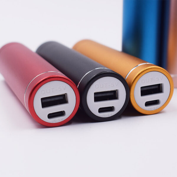 Silinder Logam Tipe-c 3000mAh Power Bank - Image 2