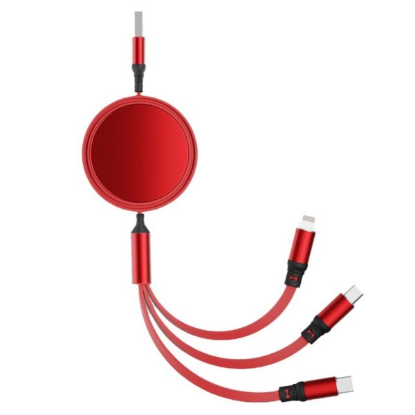 Customized Logo 3 in 1 Fast Charging Cable - Image 4