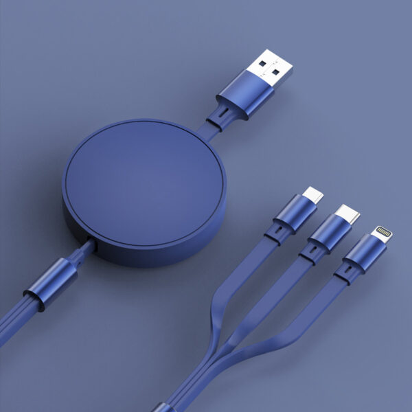 Custom Stretchable 3 in 1 Fast Charging Cable - Image 3