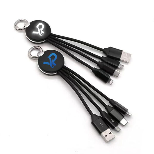 Charging Buddy Cable With Custom LED Luminous Lighting Logo