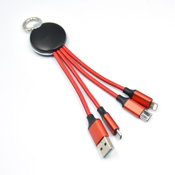 Charging Cable With Custom LED Luminous Lighting Logo - Image 2