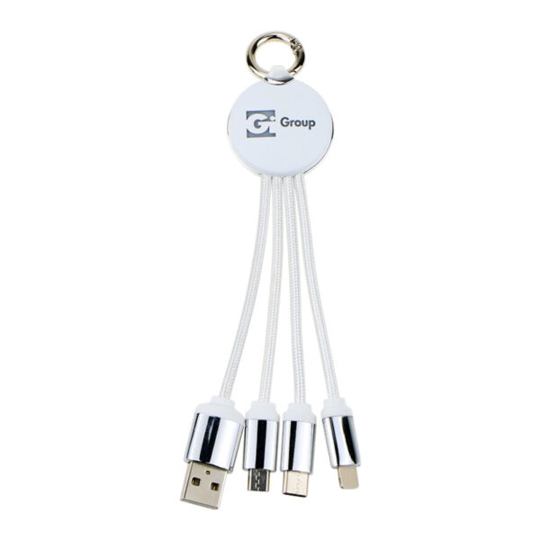 ABS Charging Cable 3in1 With Custom LED Luminous Logo - Image 3