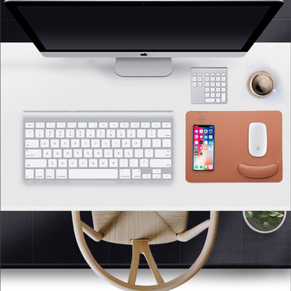 Wireless Charging Mouse Pad with Wrist Rest - Image 3