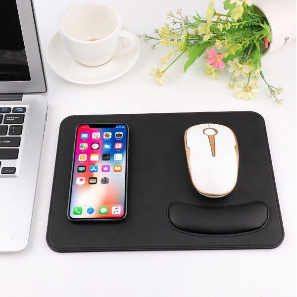 Wireless Charging Mouse Pad with Wrist Rest - Image 4