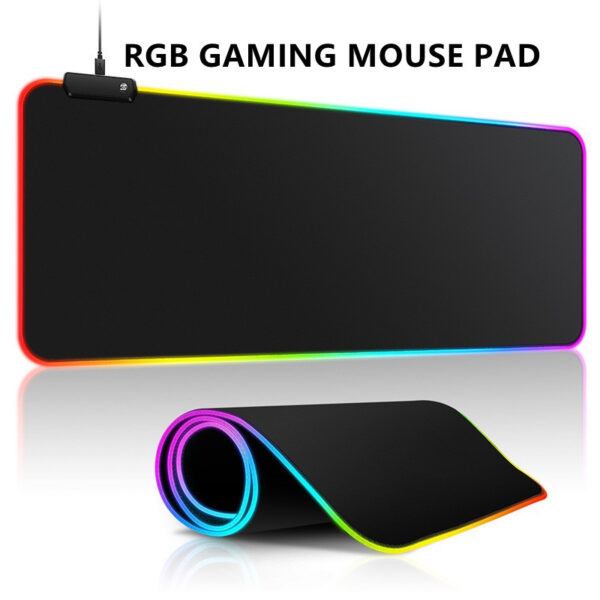 RGB Lighted Wireless Charging Gaming Mouse Pad - Image 5