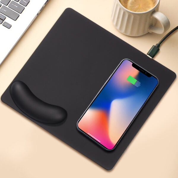 Custom Logo Wireless Charging Mouse Pad - Image 2