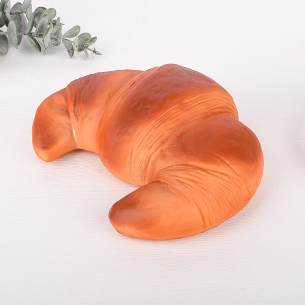 Squishy Croissant Bread Shape Stress Believer - Image 2