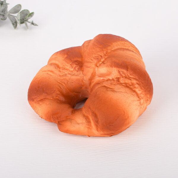 Squishy Croissant Bread Roll Shape Stress Reliever