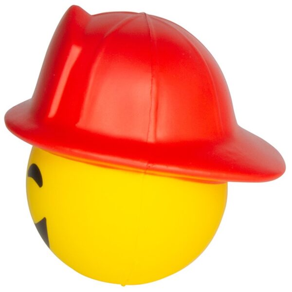 Squishy Emoji Fireman Stress Reliever - Image 2