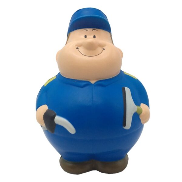 Squishy Gas Station Worker Figure Stress Reliever - Image 3